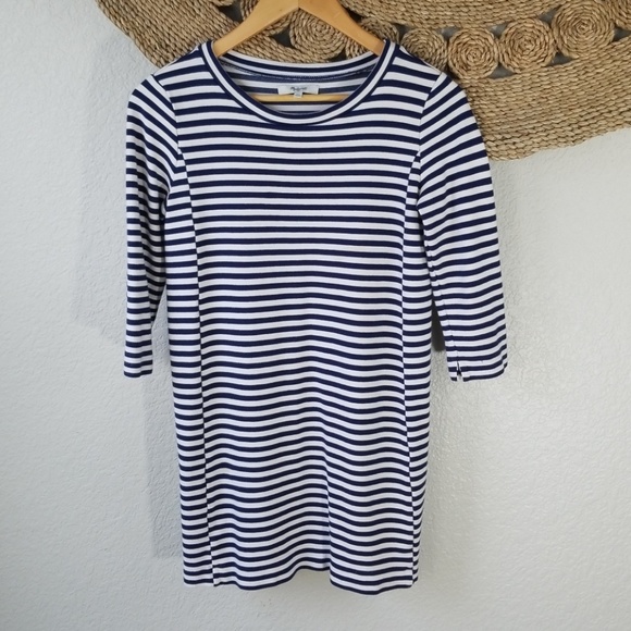 Madewell Tops - Madewell striped tunic dress top Size Xsmall  A33
